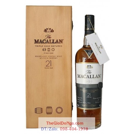 RUOU MACALLAN 21 FINE OAK hang xach tay chinh hang tu Nga